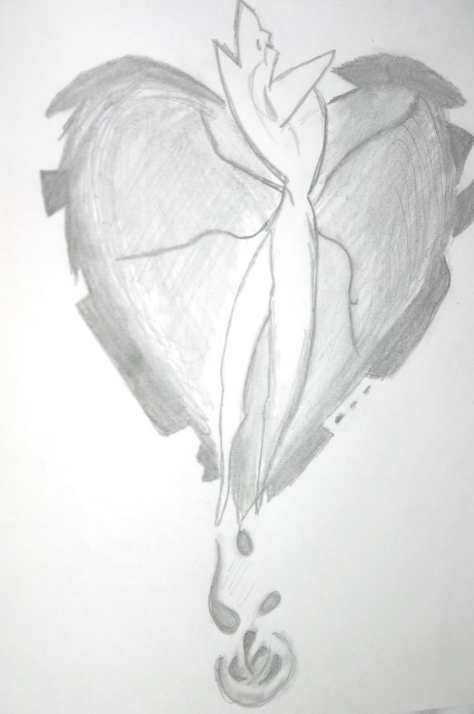 680x1024 Caferati I Want To Give You My Heart - I Give You My Heart Drawing