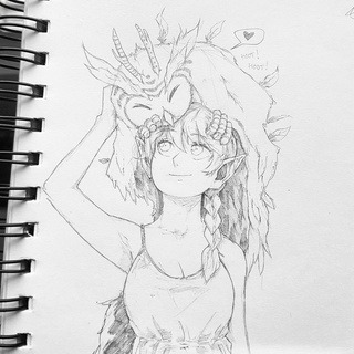 320x320 sophia with her cloak owl, gahoo! my original characters i - I Love Drawing