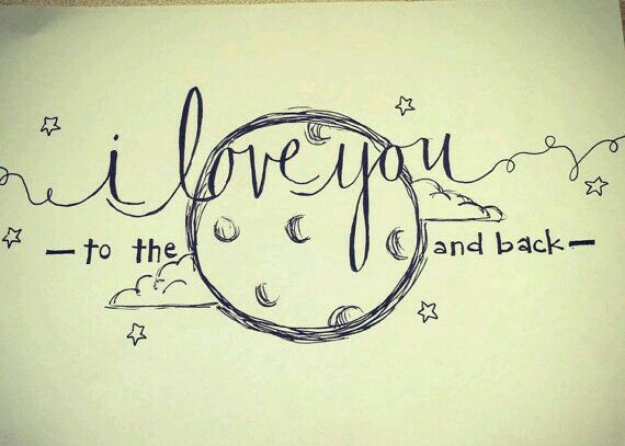 570x407 I Love You Pencil Drawings - I Love U Drawings