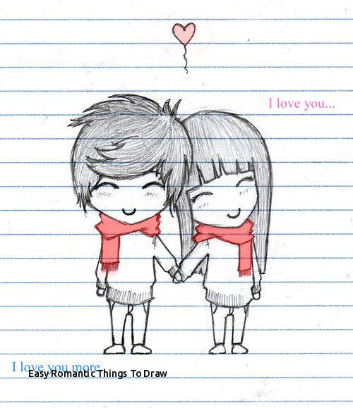 500x579 Easy Romantic Things To Draw I Love You Heart Drawings - I Love U Drawings
