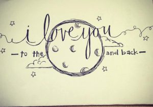 300x210 i love you drawings step - I Love You Drawings