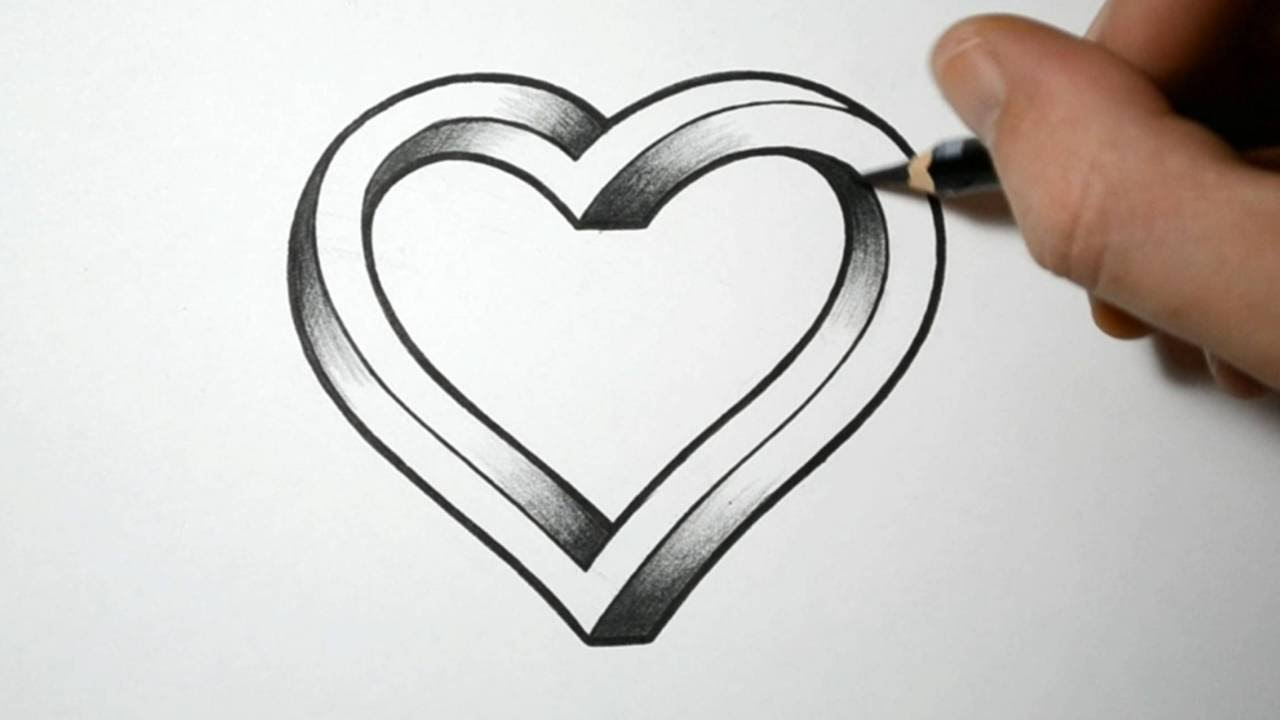 1280x720 i love you pencil drawing images - I Love You Drawings