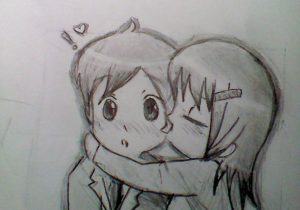 300x210 Love U Pencil Sketch Easy Sketches To Draw With Pencil Love Easy - I Love You Drawings