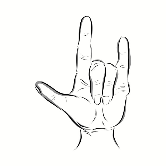 630x630 i love you in american sign language - I Love You Sign Language Drawing