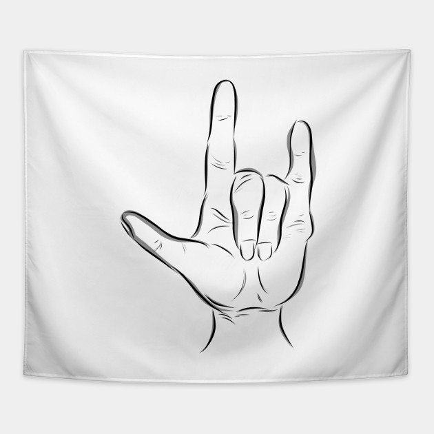 630x630 i love you in american sign language - I Love You Sign Language Drawing