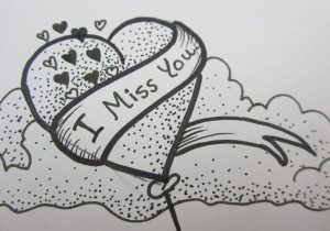 300x210 i love you pencil drawings i love you drawing i love you pencil - I Love You Sketch Drawing