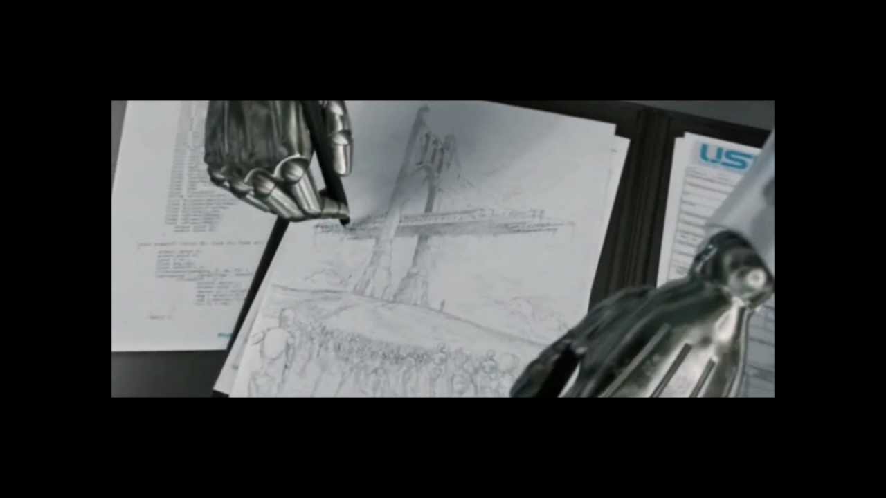 1280x720 I, Robot Sonny's Drawing - I Robot Drawing