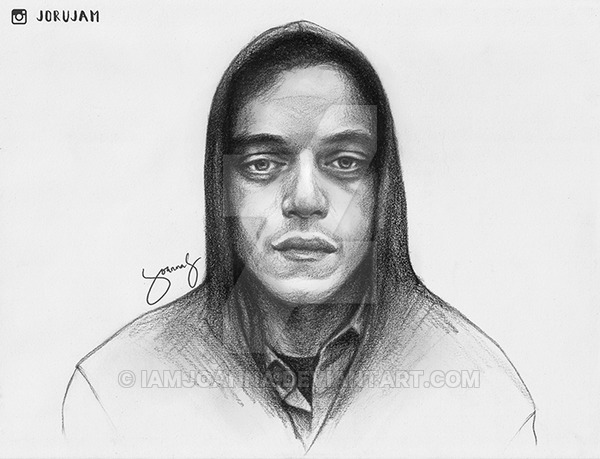 600x459 Mr Robot - I Robot Drawing