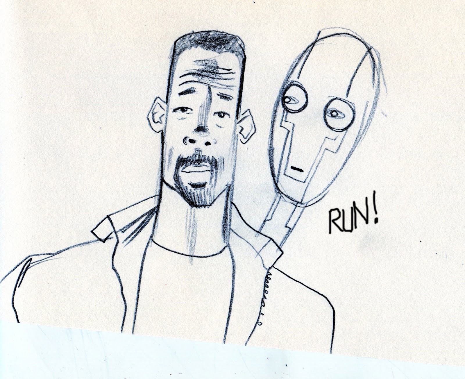 1600x1304 Saturday Sketch Day Irobot - I Robot Drawing