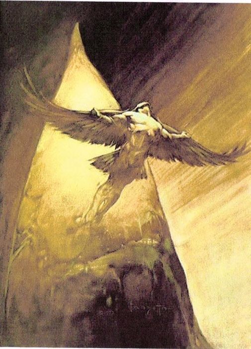 505x700 Frazetta Frank - Icarus Drawing