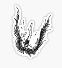 210x230 Icarus Drawing Stickers Redbubble - Icarus Drawing