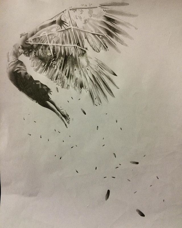 640x799 Icarus Flight - Icarus Drawing