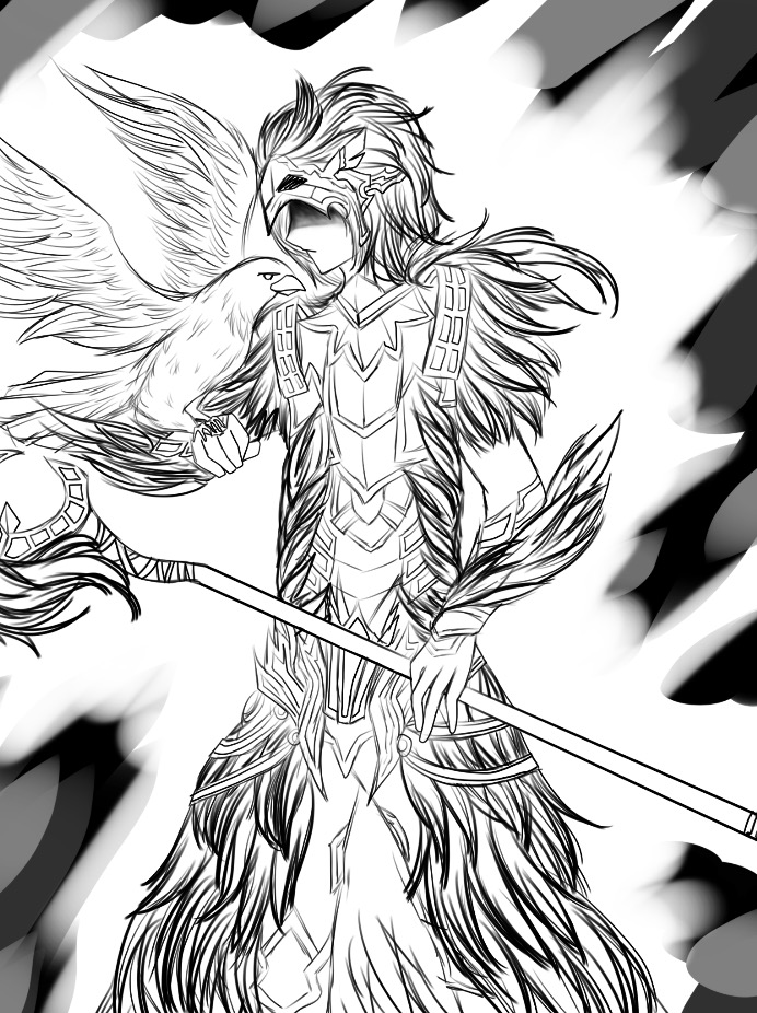 692x926 Some Sketches - Icarus Drawing