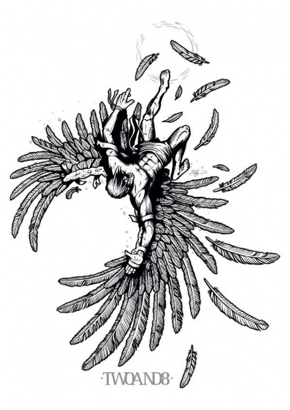 598x846 The Icarus Deception Agoge Fitness Systems - Icarus Drawing