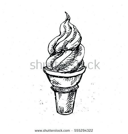 450x470 ice cream cone drawing awesome black and white jsonfiddle - Ice Cream Cone Drawing Black And White
