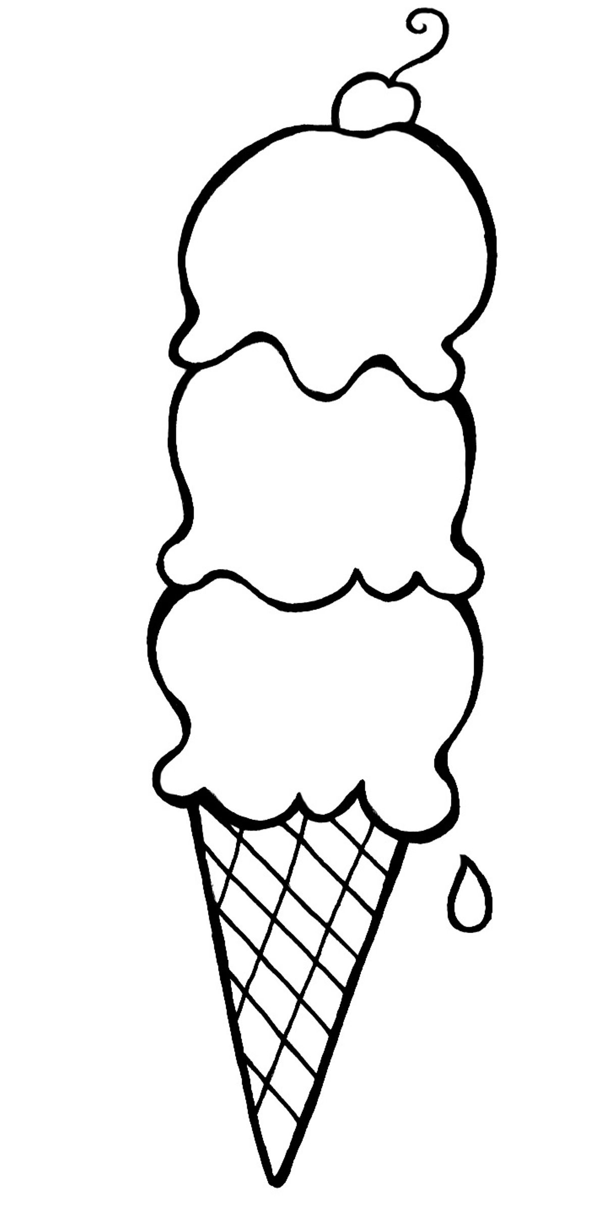 1206x2413 Ice Cream Drawing - Ice Cream Drawing