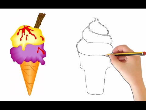 480x360 how to draw cute ice cream ice cream drawing easy how to draw cute - Ice Cream Drawing Images