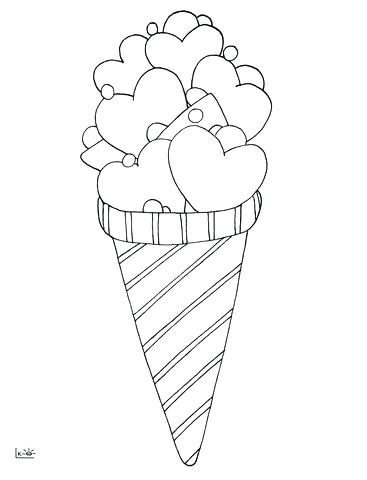 367x480 ice cream coloring pages to print ice cream drawing for kids - Ice Cream Drawing Images