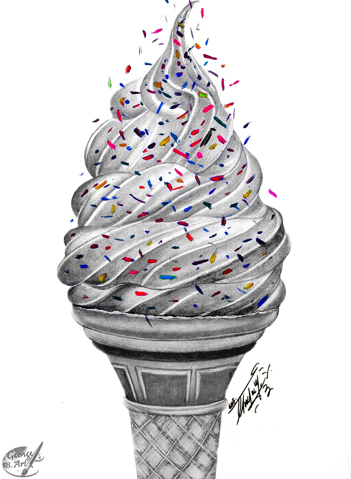 704x960 Ice Cream Pic Drawing Drawing Skill - Ice Cream Drawing Images