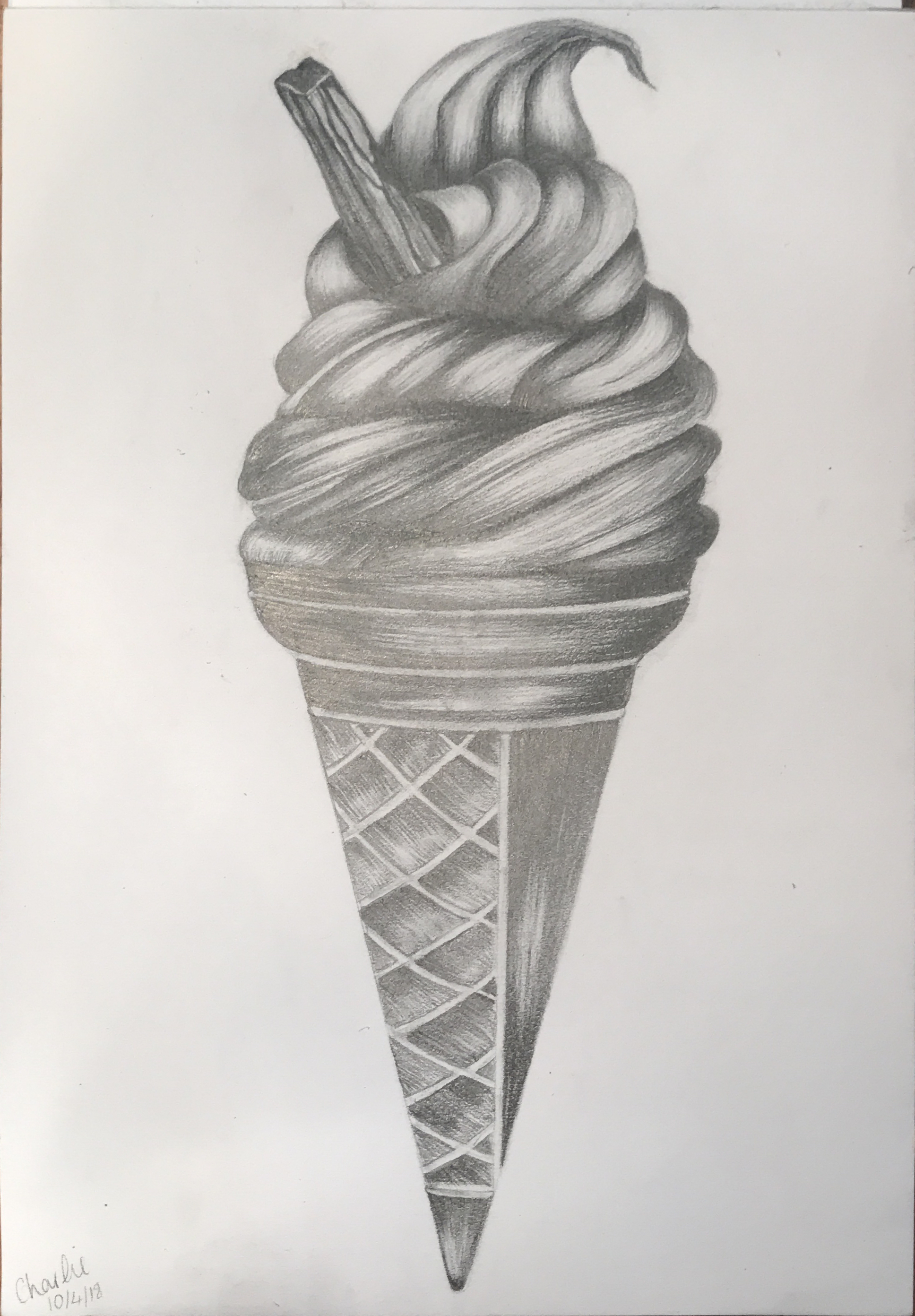 Ice Cream Drawing Images at PaintingValley.com | Explore collection of ...