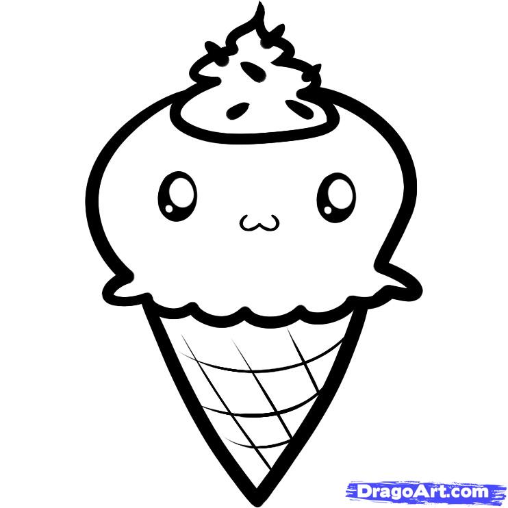 Ice Cream Drawing Pictures at PaintingValley.com | Explore collection ...