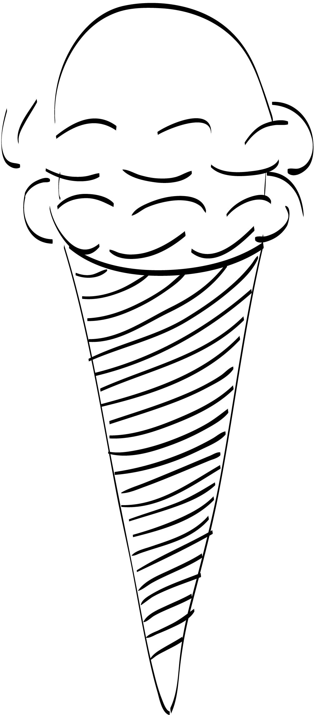 1005x2286 How To Draw Ice Cream Archives - Ice Cream Line Drawing