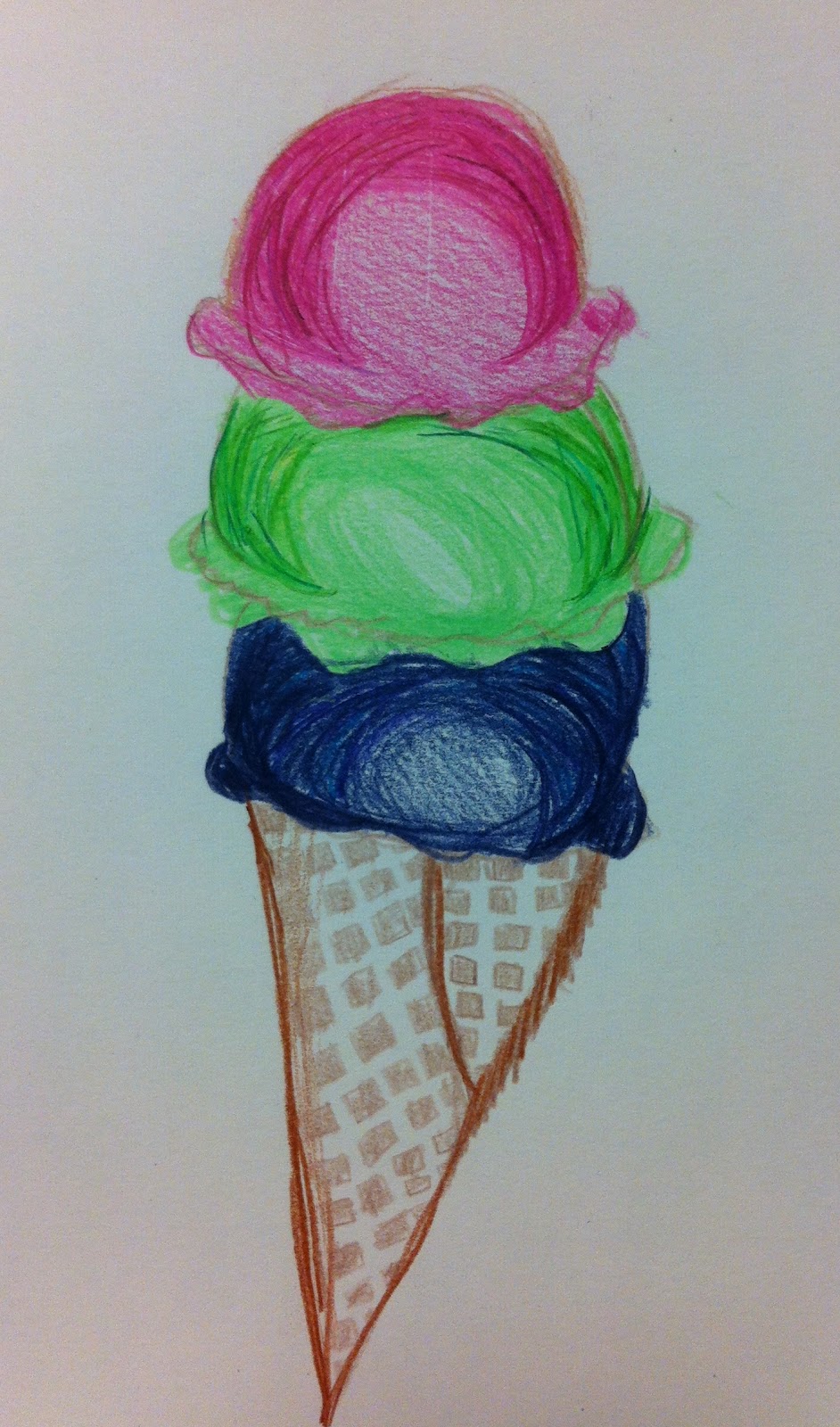 Ice Cream Pencil Drawing at PaintingValley.com | Explore collection of ...