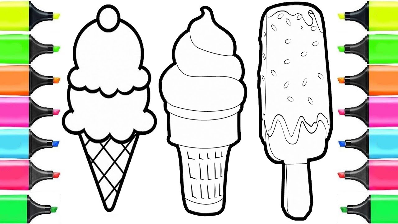 Download Ice Cream Scoop Drawing at PaintingValley.com | Explore ...