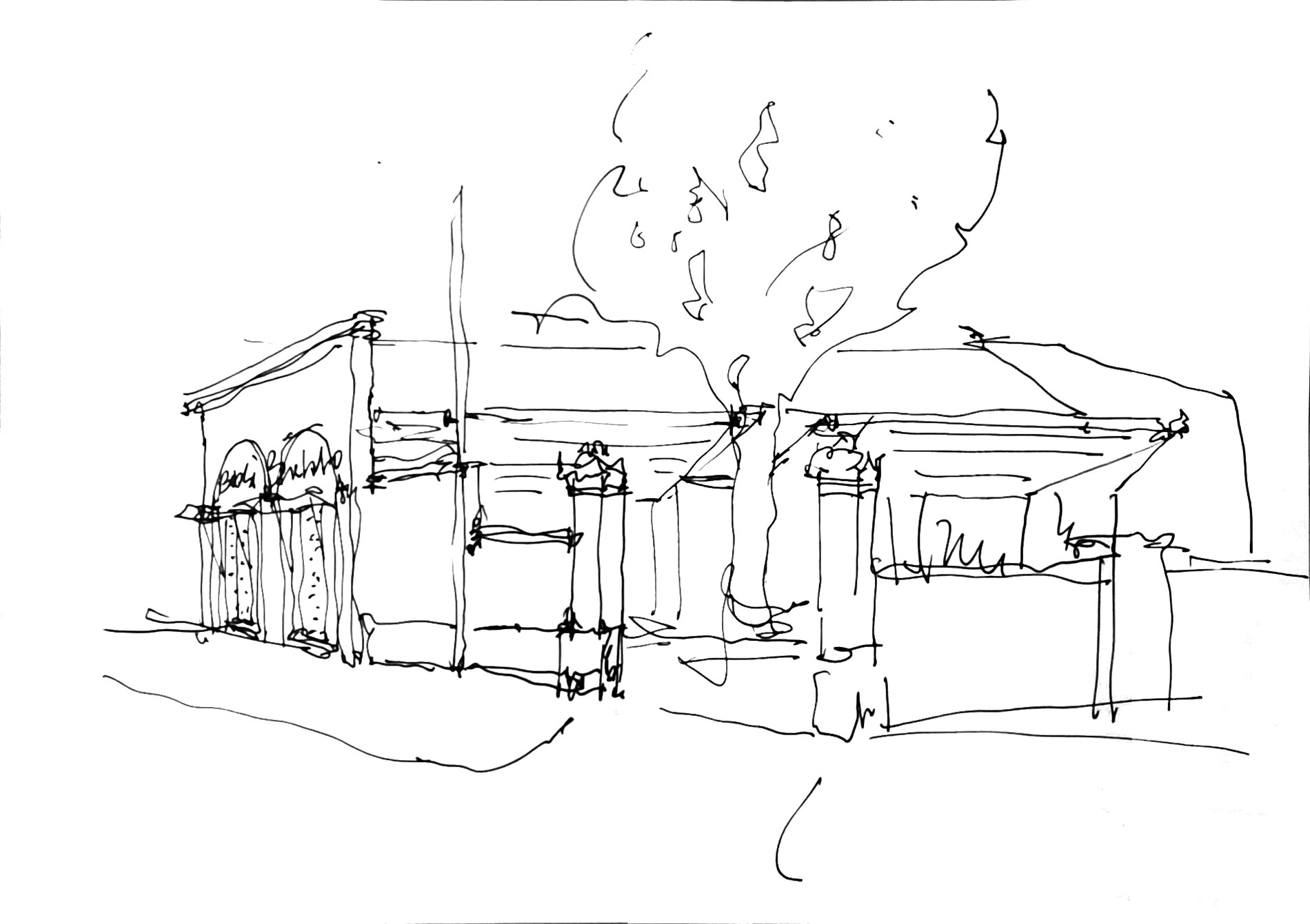 1900x1341 Ice Cream Shop Varese Wood - Ice Cream Shop Drawing
