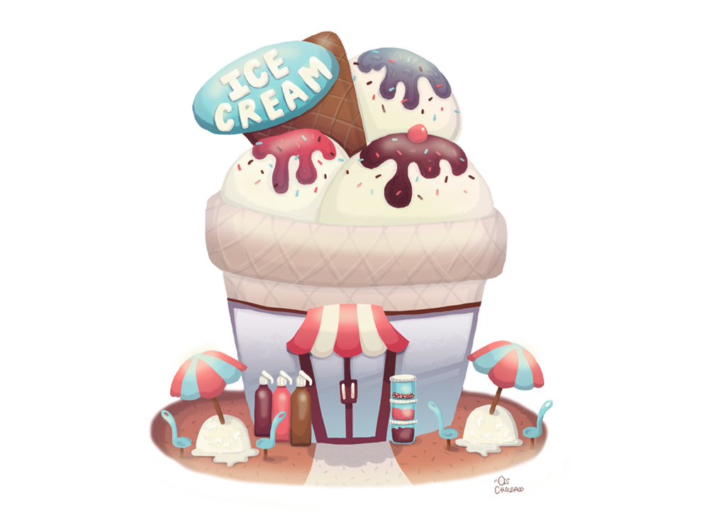 1000x750 Ice Cream Shop! - Ice Cream Shop Drawing