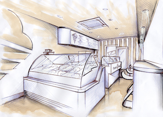 546x392 Cremolata Ice Cream Shop - Ice Cream Shop Drawing