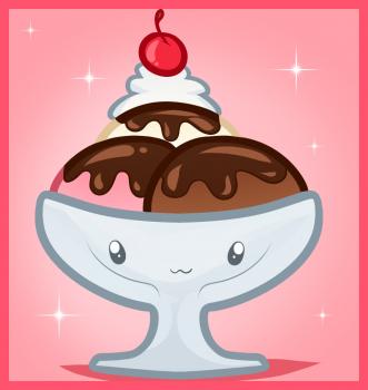 331x350 how to draw how to draw a sundae, sundae - Ice Cream Sundae Drawing
