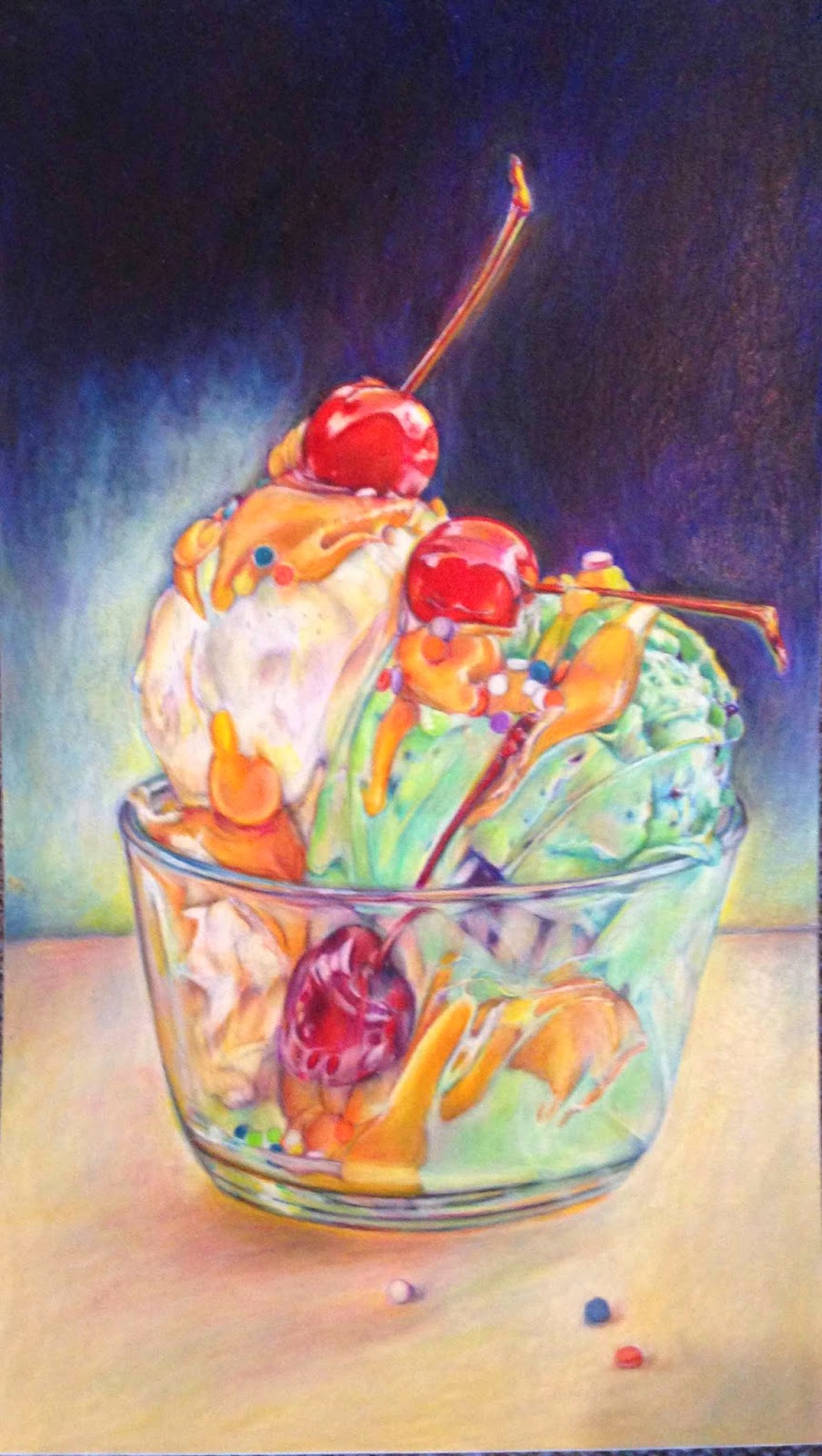 904x1600 a merry christmas ice cream sundae! - Ice Cream Sundae Drawing
