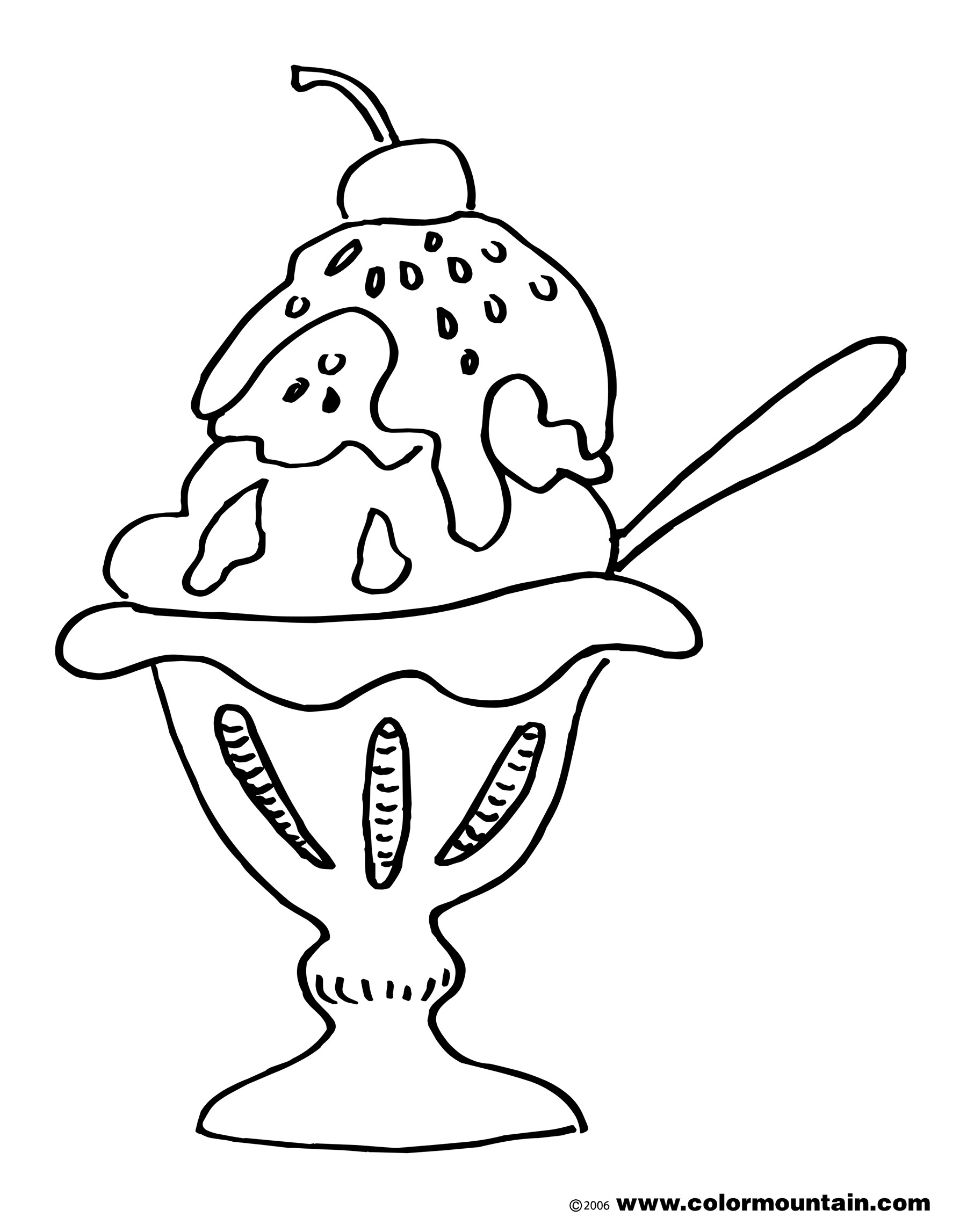 Download Ice Cream Sundae Drawing at PaintingValley.com | Explore collection of Ice Cream Sundae Drawing