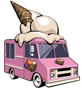 288x320 Clipart Ice Cream Truck Great Free Clipart, Silhouette, Coloring - Ice Cream Truck Drawing