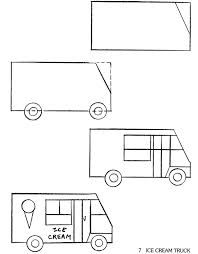 198x254 How To Draw An Ice Cream Truck Kids Crafts In Drawings - Ice Cream Truck Drawing