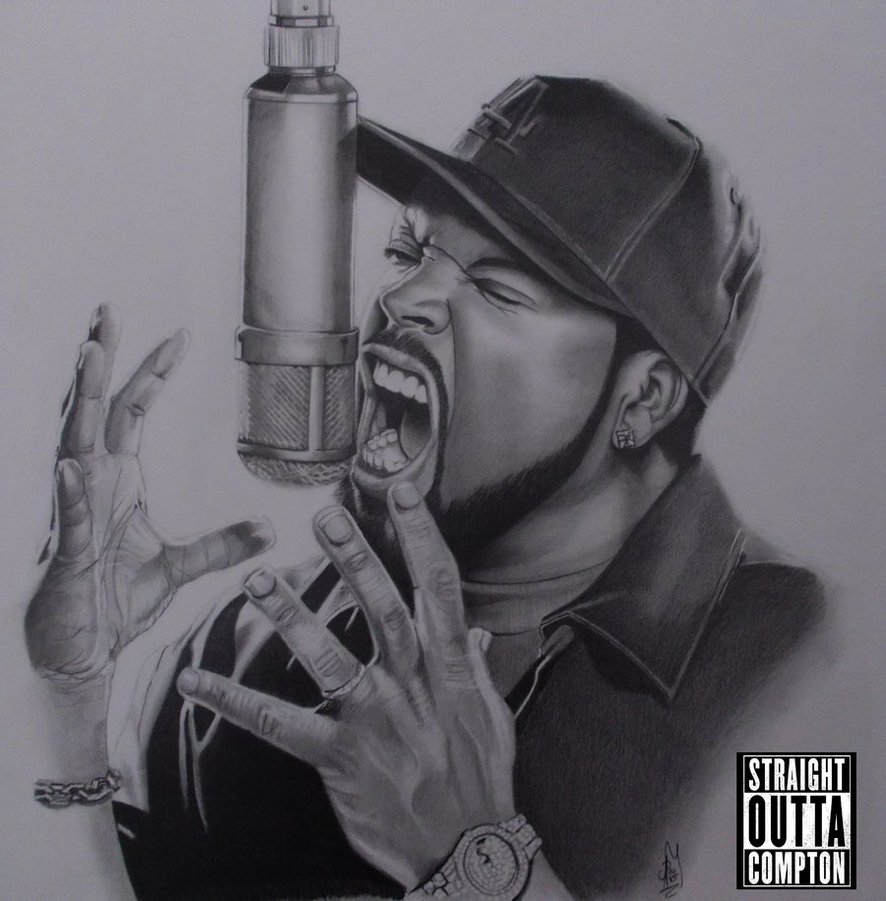 Ice Cube Drawing Easy Rapper