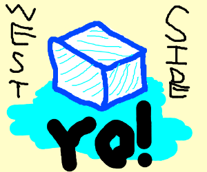 300x250 la rapper as an ice cube melting down drawing - Ice Cube Melting Drawing