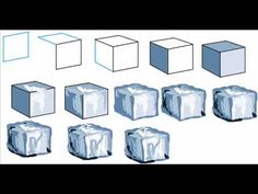 236x177 how to draw ice ice is water frozen into a solid state it can - Ice Cube Melting Drawing
