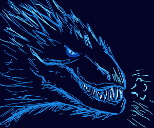 300x250 Ice Dragon Drawing - Ice Dragon Drawing