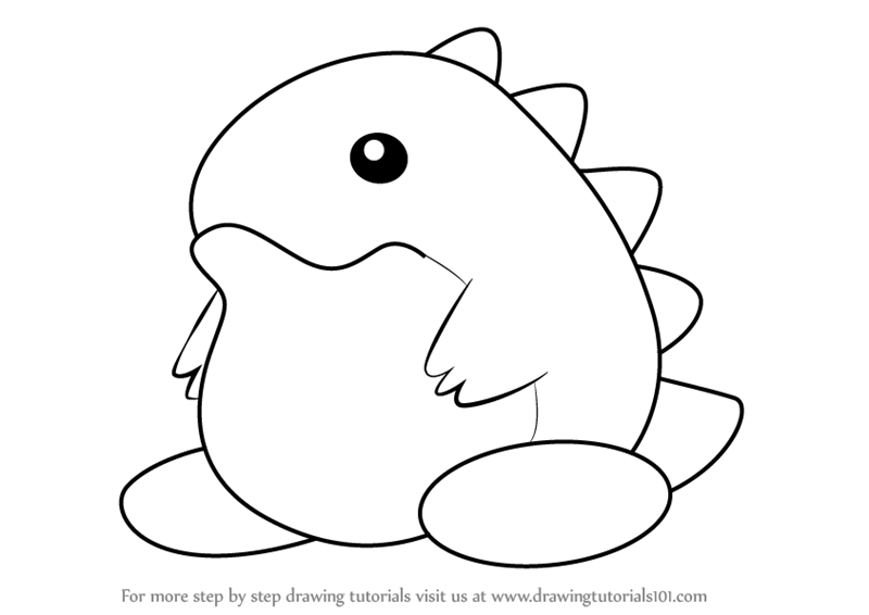 800x566 Learn How To Draw Ice Dragon From Kirby - Ice Dragon Drawing