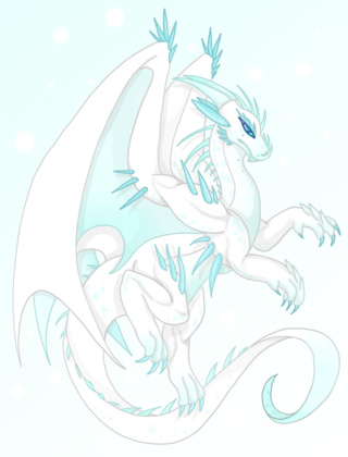 Ice Dragon Drawing at PaintingValley.com | Explore collection of Ice ...