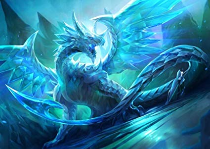 Ice Dragon Drawing at PaintingValley.com | Explore collection of Ice ...