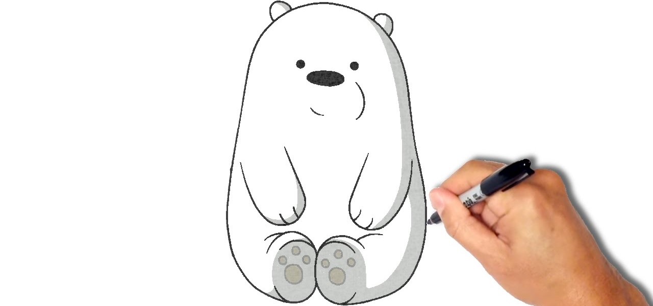 1280x600 Ice Bear Drawing Picture Drawing Skill - Ice Drawing