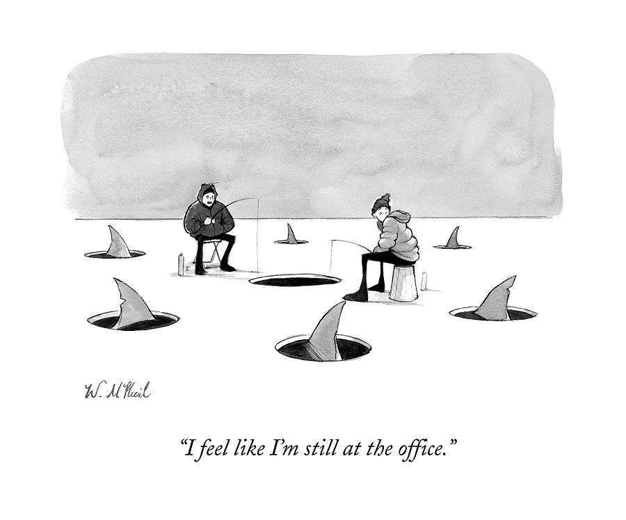 900x748 Two Men Ice Fishing Drawing - Ice Fishing Drawing