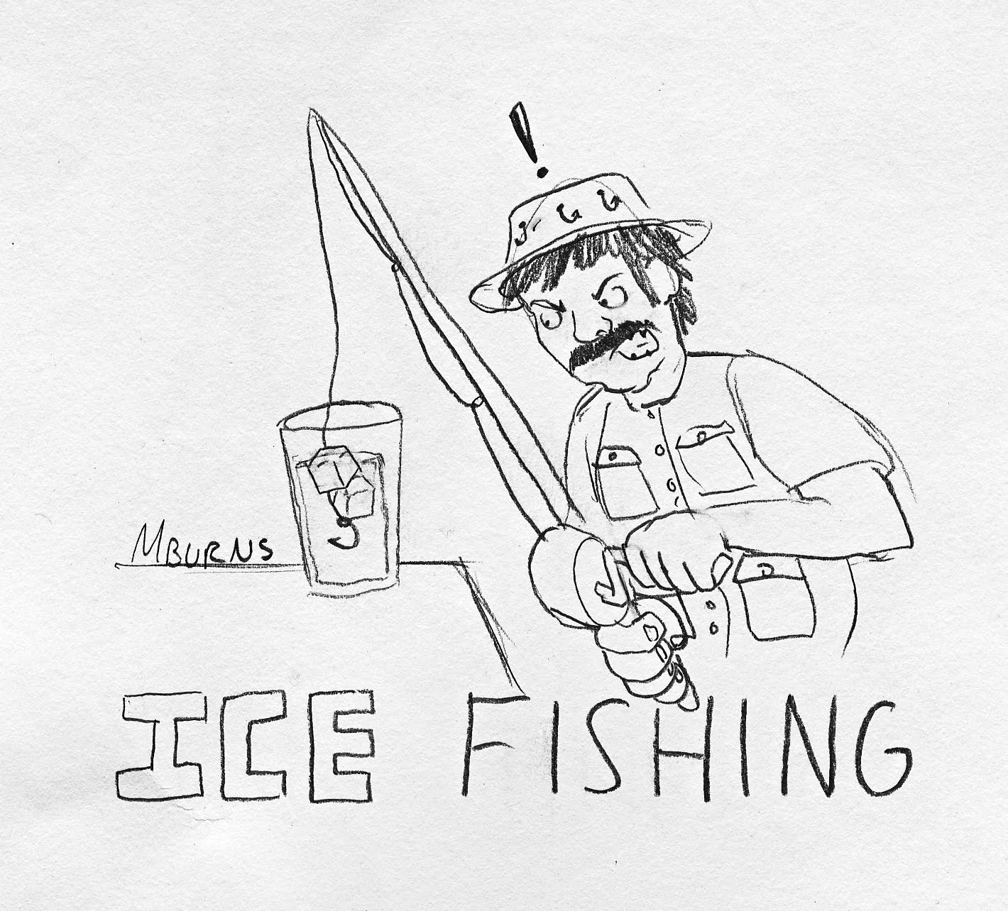 Ice Fishing Drawing at Explore collection of Ice
