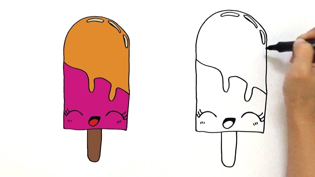 Ice Pop Drawing at PaintingValley.com | Explore collection of Ice Pop ...