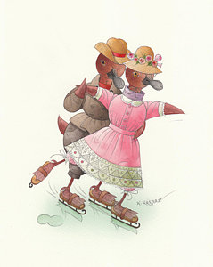 239x300 Ice Skates Drawings Fine Art America - Ice Skate Drawing