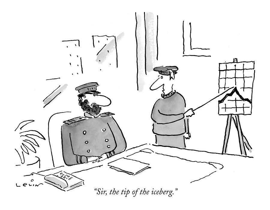 900x702 Sir, The Tip Of The Iceberg Drawing - Iceberg Drawing