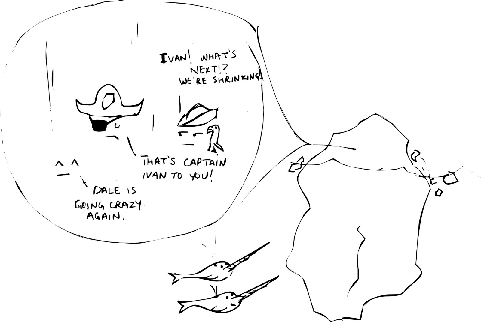 1600x1100 Iceberg Line Drawing - Iceberg Line Drawing